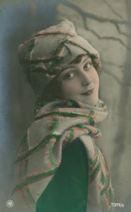 Glamour Postcard