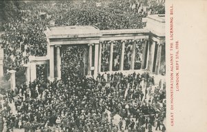 Great Demonstration against the Licensing Bill, London, September 27th, 1908
