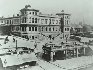 Great Eastern Terminus at Bishopsgate: exterior by English Photographer