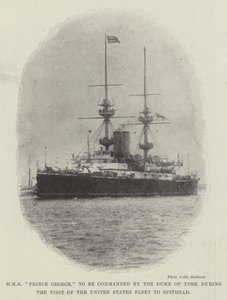 HMS Prince George, to be Commanded by the Duke of York during the Visit of the United States Fleet to Spithead