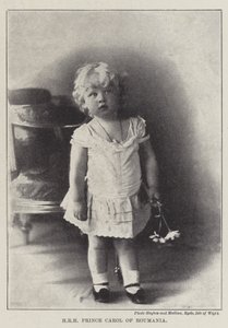 HRH Prince Carol of Roumania by English Photographer