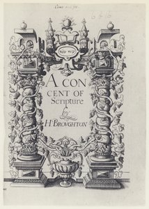 H Broughton, A Concent of Scripture, G Simson and W White 1590 by English Photographer