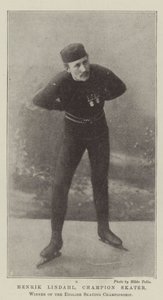 Henrik Lindahl, Champion Skater, Winner of the English Skating Championship by English Photographer