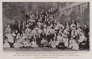 Her Grace the Dowager Duchess of Abercorn and Her Descendants at Montagu House by English Photographer