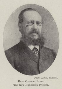 Herr Coloman Szell, the New Hungarian Premier by English Photographer
