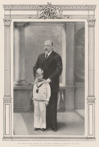 His Majesty King Edward VII and Prince Edward of Cornwall and York by English Photographer