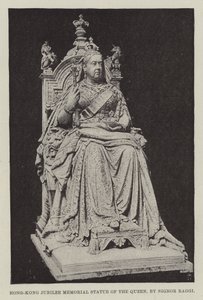 Hong-Kong Jubilee Memorial Statue of the Queen, by Signor Raggi by English Photographer