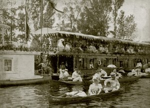 House-Boats at Henley by English Photographer