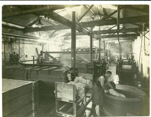 Hydraulically Operated Dye House, Carpet Factory, 1923 by English Photographer