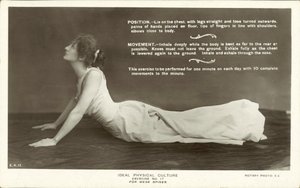 Ideal Physical Culture, Exercise No 17, For Weak Spines by English Photographer
