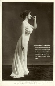 Ideal Physical Culture, Exercise No 2, For the Nostrils and Respiratory Organs by English Photographer