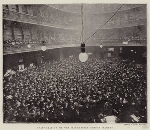 Inauguration of the Manchester Cotton Market