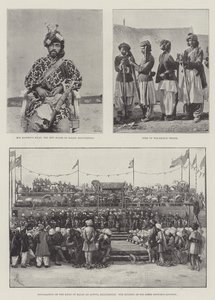 Installation of the Khan of Kalat by English Photographer