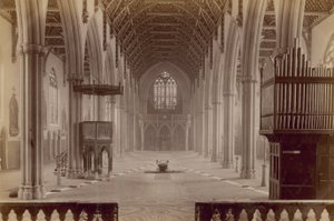 Interior of St Georges Cathedral by English Photographer