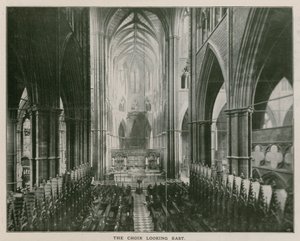 Interior of Westminster Abbey by English Photographer