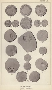 Irish Coins, James I, Charles I