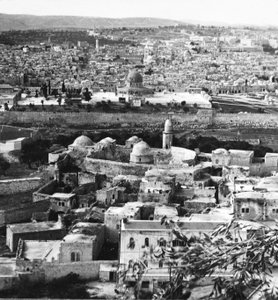 Jerusalem the Holy City, goal of the Crusaders, rescued forever from the Turks, 1917