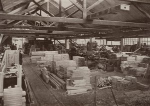 Joinery factory, Burton-on-Trent: View of joiners