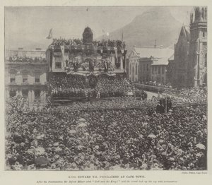 King Edward VII proclaimed at Cape Town by English Photographer
