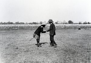 King George V Greets the Maharaja of Nepal by English Photographer