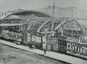 Kings Cross Station: construction work in progress