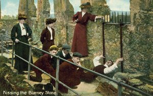 Kissing the Blarney Stone