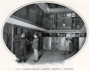 L.C.C. Lodging-House (Parker Street): Cubicles