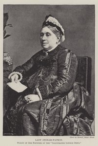 Lady Ingram-Watkin, Widow of the Founder of the Illustrated London News by English Photographer