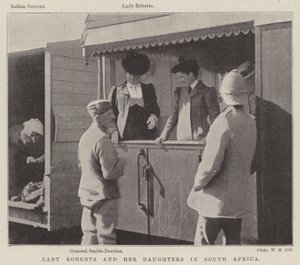 Lady Roberts and her daughters in South Africa by English Photographer