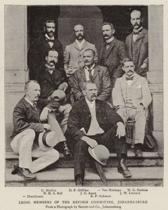 Legal Members of the Reform Committee, Johannesburg by English Photographer