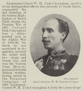 Lieutenant-Colonel W H Dick-Cunyngham by English Photographer