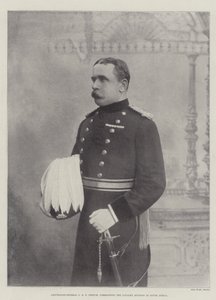 Lieutenant-General J D P French, commanding the Cavalry Division in South Africa