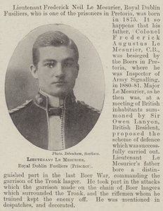 Lieutenant Le Mesurier, Royal Dublin Fusiliers (Prisoner) by English Photographer