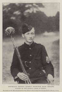 Lieutenant Thomson (Queens Edinburgh Rifle Brigade), Winner of the Queens Prize at Bisley