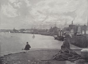 Limerick, Docks and Cathedral by English Photographer