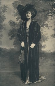 Long Coat of Alaska Sealskin, Lined with Ivory Satin