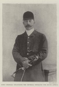 Lord Chesham, organising the Imperial Yeomanry for South Africa by English Photographer