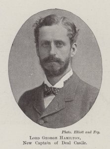 Lord George Hamilton, New Captain of Deal Castle by English Photographer