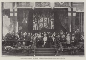 Lord Roberts opening the Naval and Military Exhibition at the Crystal Palace by English Photographer