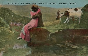 Lovers on cliff: I don