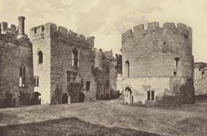 Ludlow Castle, Inner Ward and Round Chapel by English Photographer