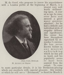 M Arthur de Greef by English Photographer