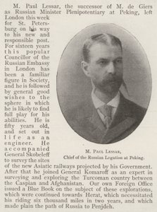 M Paul Lessar, Chief of the Russian Legation at Peking