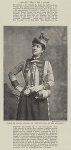 Mademoiselle de Lussan as Maria in The Daughter of the Regiment by English Photographer