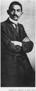 Mahatma Gandhi as a barrister in South Africa, c.1900 by English Photographer