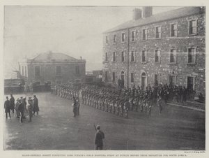 Major-General Gosset inspecting Lord Iveagh