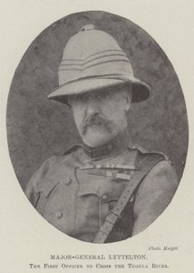 Major-General Lyttelton, the First Officer to Cross the Tugela River by English Photographer