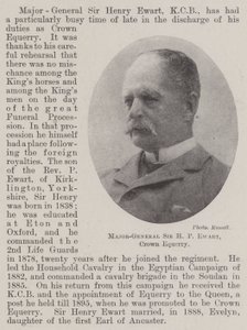 Major-General Sir H P Ewart, Crown Equerry