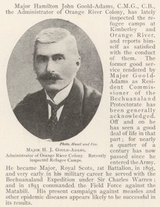 Major H J Goold-Adams, Administrator of Orange River Colony, Recently Inspected Refugee Camps