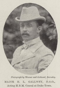 Major H. L. Gallwey, DSO, Acting HBM Consul at Duke Town